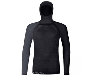 Ortovox 120 Comp Light Hoody M camiseta térmica de manga larga hombre - Black Raven - S