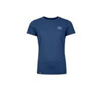 Ortovox 120 Cool Tec Mtn Stripe T-shirt Women's Blue Nunatak Camiseta de mujer M