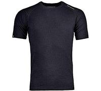ORTOVOX 145 Ultra S-Sleeve M Camiseta térmica, Hombre, Black Raven, XL