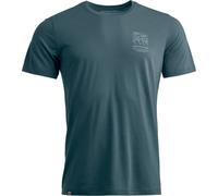 Camiseta funcional de hombre Ortovox 150 Cool Mtn Mission Ts M Talla: M / Color: gris oscuro