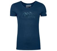 ORTOVOX 150 Cool Vintage Badge TS W Deep Ocean 10 Unisex Adultos