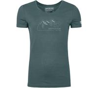Camiseta de mujer Ortovox 150 Cool Vintage Badge T-shirt Talla: M / Color: gris oscuro