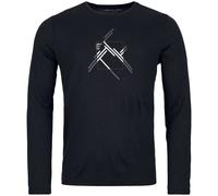 Ortovox Y185 Merino MTN Cutout LS Caballeros Camiseta XL Negro