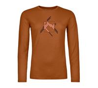 ORTOVOX 185 Merino MTN Cutout LS W, 83076, Bristle Brown, S