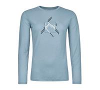 ORTOVOX 185 Merino MTN Cutout LS W, 83076, Glacier Grey, XS