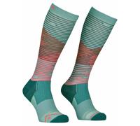 Ortovox - Calcetines de esquí mujer - All Mountain Long Socks W Ice Waterfall para Mujer de Lana - Talla 35-38 - Verde Verde 35-38
