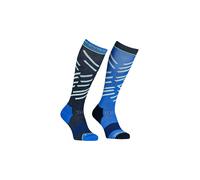 Ortovox - Ski Tour Long Socks M Deep Ocean de Lana - Talla 39-41 - Azul Azul 39-41