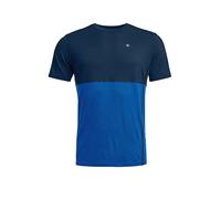 ORTOVOX Camiseta de hombre Rock'n'Wool 185 azul | S