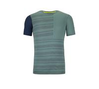 ORTOVOX Camiseta de hombre Rock'n'Wool 185 verde oscuro | XL