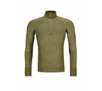 ORTOVOX Camiseta funcional con cremallera 230 Competition para hombre oliva | XL
