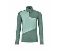 ORTOVOX FLEECE LIGHT ZIP NECK W, 87112, arctic grey, XL