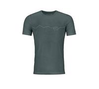 ORTOVOX Camiseta funcional de hombre Mountain 150 COOL Tencel gasolina | XL