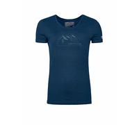 ORTOVOX Camiseta funcional de mujer 150 COOL Vintage azul oscuro | S