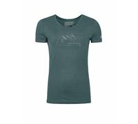 ORTOVOX Camiseta funcional de mujer 150 COOL Vintage gasolina | L