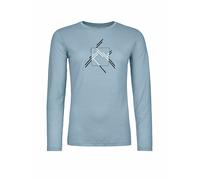 ORTOVOX Camiseta funcional de mujer MTN Coutout 185 Merino azul claro | S