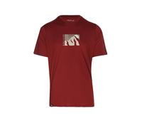 ORTOVOX Camiseta funcional para hombre 120 Cool Tec MTN Sun rojo oscuro | L