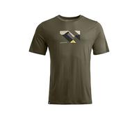 ORTOVOX Camiseta funcional para hombre Landscape TS 150COOL oliva | L