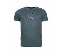 ORTOVOX Camiseta funcional para hombre Peak Focus 150 COOL Tencel gasolina | XL