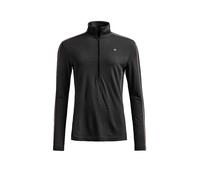 ORTOVOX Camiseta interior con cremallera para mujer 185 ROCK'N'WOOL negro | L