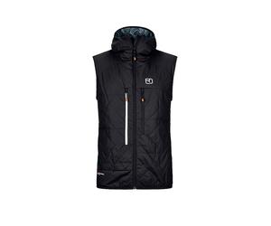 ORTOVOX Chaleco aislante para hombre Piz Boé Swisswool negro | S
