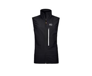 ORTOVOX Chaleco softshell de travesía para mujer Punta Berrino negro | S