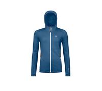 ORTOVOX Chaqueta con capucha de forro polar para mujer azul | XL