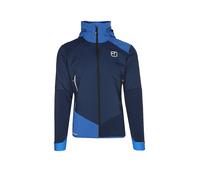 ORTOVOX Chaqueta híbrida con capucha Col Becchei para hombre azul oscuro | S