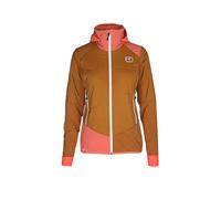 ORTOVOX Chaqueta híbrida para mujer Col.Becchei con capucha naranja | L
