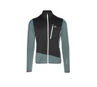 ORTOVOX Chaqueta polar con capucha Grid para hombre gasolina | XXL