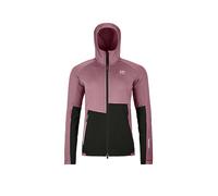 ORTOVOX Chaqueta polar con capucha Rib para mujer rosa | L