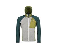 ORTOVOX Chaqueta polar para hombre Classic Knit Hoodie oliva | M