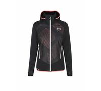 ORTOVOX Chaqueta softshell para mujer Col Becchei con capucha negro | XS