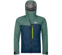 ORTOVOX 3l Ravine Shell Jacket - Hombre - Azul / Verde - talla XL- modelo 2025
