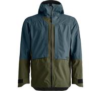 Ortovox Ravine Plus 3L, chaqueta impermeable, hombre, gris oscuro/verde oscuro M(50) Dark Arctic Grey