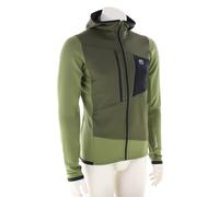 Ortovox Fleece Grid Hoody Caballeros Chaqueta de fleece L Verde oliva oscuro