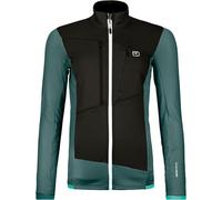 ORTOVOX Fleece Grid Jacket W - Mujer - Negro / Verde - talla S- modelo 2026