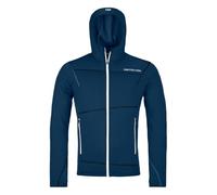 Sudadera funcional de hombre Ortovox Fleece Light Hoody M Talla: XL / Color: azul oscuro
