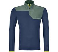 Ortovox - Fleece Light Zip Neck M Deep Ocean de Lana - Talla L - Azul Azul L