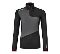 ORTOVOX FLEECE LIGHT ZIP NECK W, 87112, black raven, XS