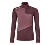 ORTOVOX Fleece Light Zip Neck W, 87112, Winetasting, S