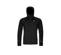 ORTOVOX Forro polar con capucha RIB para hombre negro | S