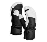 ORTOVOX FULL LEATHER MITTEN W, 56345, black raven, M