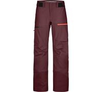 Ortovox - Pantalones de esquí mujer - 3L Ravine Shell Pants W Winetasting para Mujer de Lana - Talla S - Burdeos Burdeos S