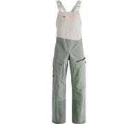 Ortovox Ravine Plus 3L Bib, pantalones impermeables, mujer, verde claro 36(S) Green Sage
