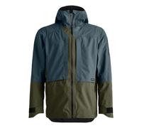 Ortovox Ravine Plus 3L, chaqueta impermeable, hombre, gris oscuro/verde oscuro L(52) Dark Arctic Grey