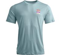 Ortovox - Ropa de senderismo - 140 Cool Mountain Gradient T-shirt M Glacier Grey de Lana - Talla S - Gris Gris S