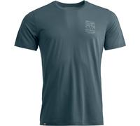 Ortovox - Ropa de senderismo - 150 Cool Mountain Mission T-shirt M Dark Arctic Grey de Lana - Talla L - Gris Gris L