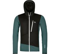 Ortovox - Ropa de senderismo - Fleece Grid Hoody M Dark Arctic Grey de Lana - Talla S - Gris Gris S
