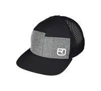 Ortovox - Ropa de senderismo - Logo Air Trucker Cap Black Raven de Lana - Negro Negro one size