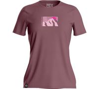 Ortovox - Ropa de senderismo mujer - 120 Cool Tec Mountain Sun T-shirt W Chestnut para Mujer de Lana - Talla M - Burdeos Burdeos M